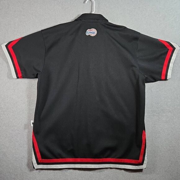 NIke LA CLIPPERS Shirt Y2K Snap Button Warmup NBA Player Issue - Picture 6 of 13